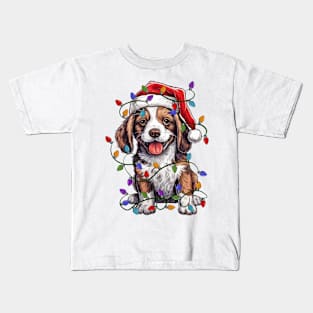 Christmas Puppy Kids T-Shirt